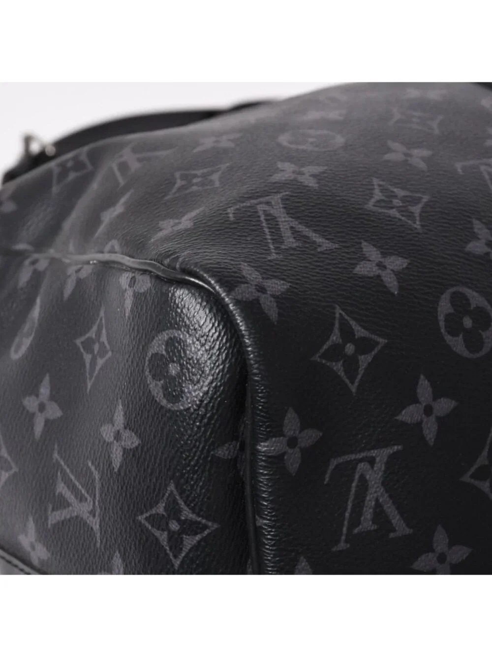 Louis Vuitton Keepall Bandouliere 45 Boston Bag Monogram Eclipse Black